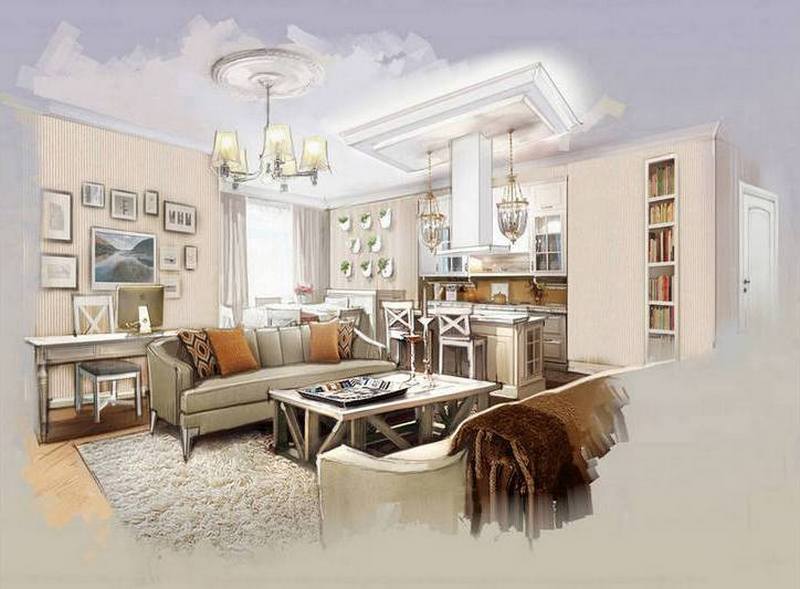 Заказать дизайн интерьера квартиры в стиле лофт - ФРИЛАНС.ру - Фрилансеры