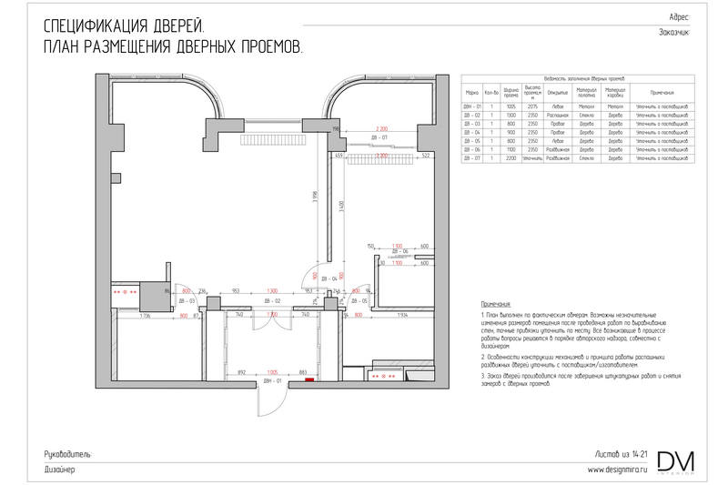 Рабочая документация ЖК ПАВШИНО-БЭСТ Дизайн квартиры 85 м2_14