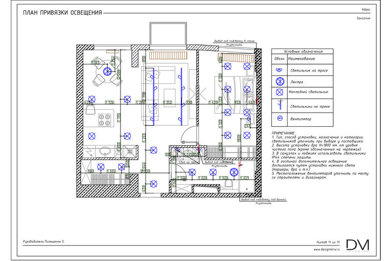  Дизайн проект Дизайн маленькой квартиры в стиле Loft- Рабочая документация_11