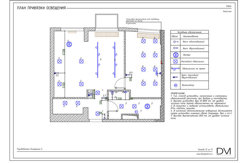  Дизайн проект Дизайн маленькой квартиры в стиле Loft- Рабочая документация_12