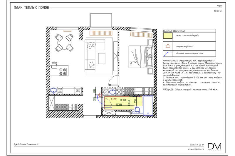  Дизайн проект Дизайн маленькой квартиры в стиле Loft- Рабочая документация_9