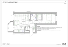 Фотографии рабочей документации готового проекта интерьерного дизайна чердачного помещения под квартиру 